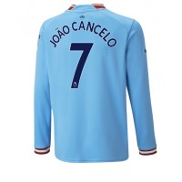 Manchester City Joao Cancelo #7 Fotballklær Hjemmedrakt 2022-23 Langermet